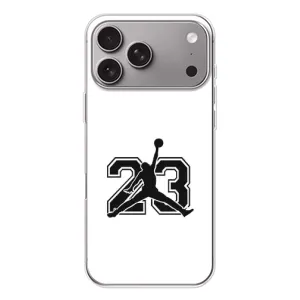 Чохли для Apple iPhone 18 Pro Max - з картинкою JORDAN (AlphaPrint) (Jordan 23)