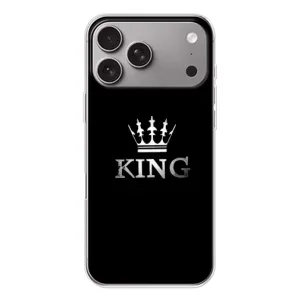 Чохол з Короною Епл Айфон 18 Про Макс - (AlphaPrint) (KING)