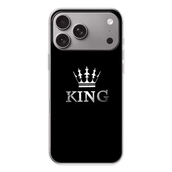 Чохол з принтом «KING» для Apple iPhone 18 Pro Max