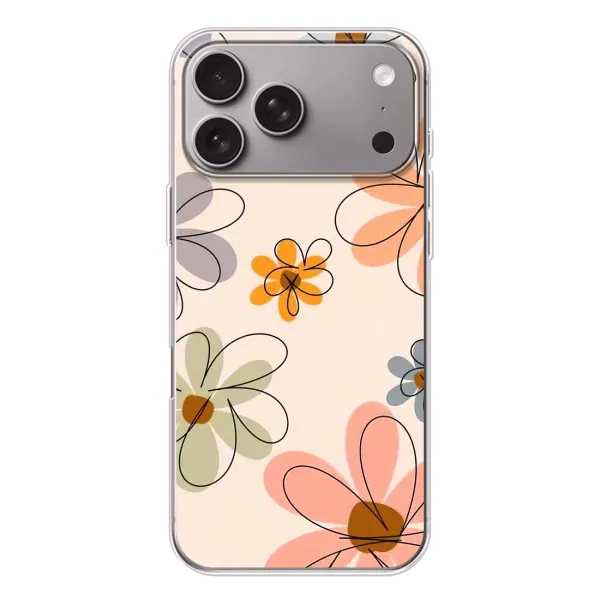 Чохол з принтом «Кольорові квіти» для Apple iPhone 18 Pro Max Чохол з принтом «Кольорові квіти» для Apple iPhone 18 Pro Max