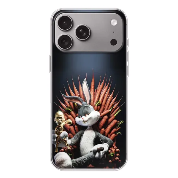 Чехол с принтом «Король Кролик» для Apple iPhone 18 Pro Max