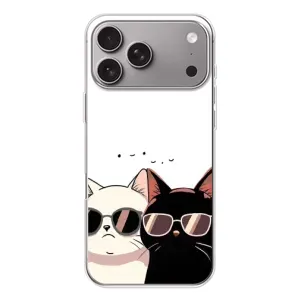 Чохол з малюнком кіт на Apple iPhone 18 Pro Max (Коти в окулярах)