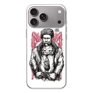 Чохли для Apple iPhone 18 Pro Max с принтом Тараса Шевченко (AlphaPrint) (Козак Шевченко)