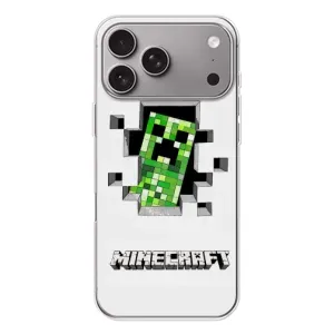 Чохол Майнкрафт на Apple iPhone 18 Pro Max (AlphaPrint) Minecraft (кріпер Майнкрафт)