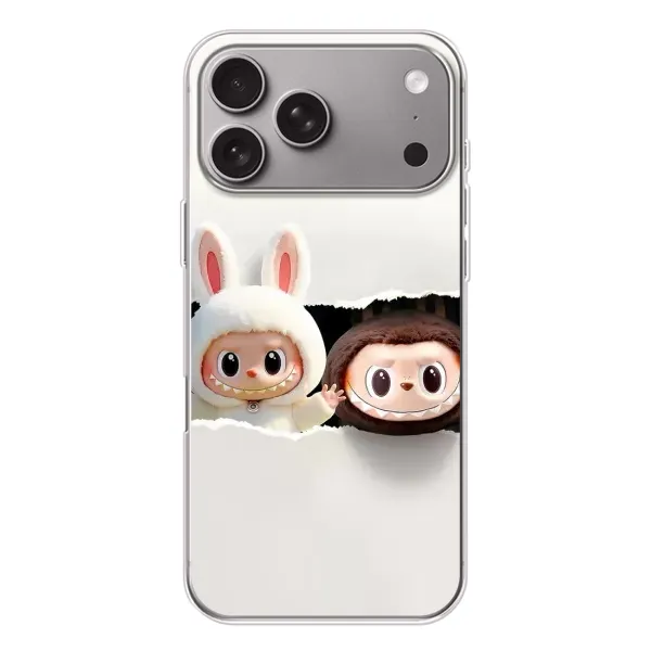 Чохол з принтом «Лабубу» для Apple iPhone 18 Pro Max
