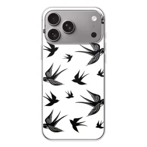 Чохол з пташками на Apple iPhone 18 Pro Max (VPrint) (Ластівки)