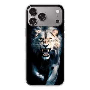 Чохол з картинкою 'Хижаки' для Apple iPhone 18 Pro Max (Лев у темряві)