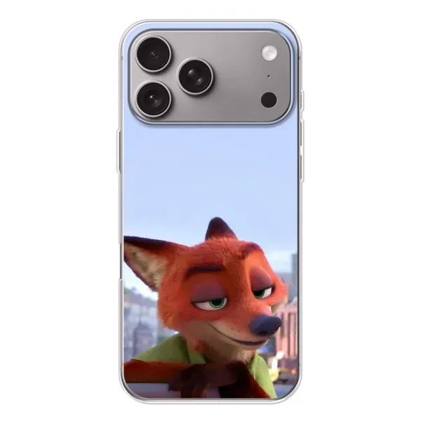 Чохол з принтом «Лис Нік» для Apple iPhone 18 Pro Max