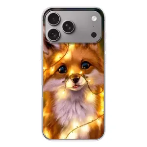 Чохли з картинкою Лисичка для Apple iPhone 18 Pro Max (VPrint) (Лисичка в гірляндах)