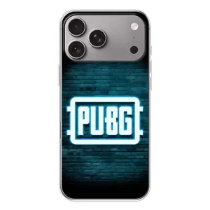 Чеjхол PUBG для Епл Айфон 18 Про Макс (AlphaPrint) (Лого PUBG)