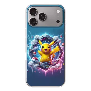 Чохол з Пікачу на Apple iPhone 18 Pro Max (Лого Пікачу)