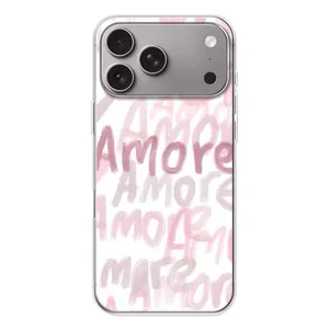 Чохол з розовим принтом для Apple iPhone 18 Pro Max (Аморе любов)