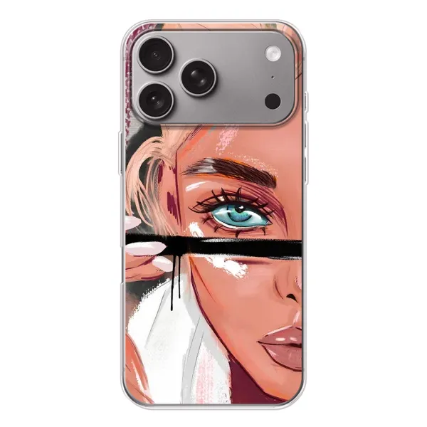 Чохол з принтом «Макіяж» для Apple iPhone 18 Pro Max