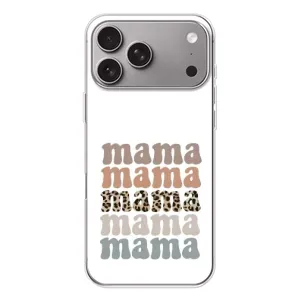 Чохли для мами на Apple iPhone 18 Pro Max (Текстовий колаж мама)