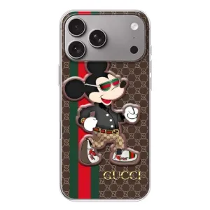 Чохли  GUCCI для Епл Айфон 18 Про Макс (AlphaPrint)