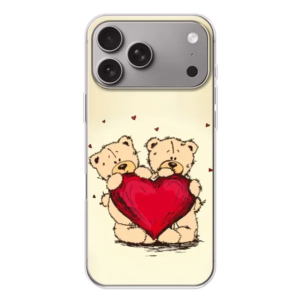Чехол с принтом «Медвежонки» для Apple iPhone 18 Pro Max