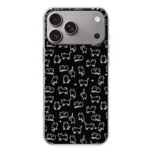 Чохол з принтом для Apple iPhone 18 Pro Max (AlphaPrint) Модні коти (Маленькі котики)