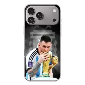 Чохли для Apple iPhone 18 Pro Max (Leo чемпіон) (AlphaPrint) (Мессі Чемпіон)