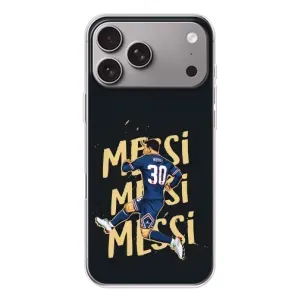 Чохли для Apple iPhone 18 Pro Max (Leo чемпіон) (AlphaPrint) (Messi ПСЖ)