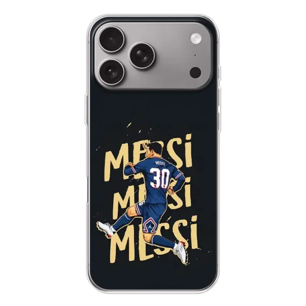 Чохол з принтом «Messi ПСЖ» для Apple iPhone 18 Pro Max