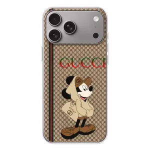Чехлы ГУЧЧИ для Эппл Айфон 18 Про Макс (AlphaPrint) (Mickey GUCCI)