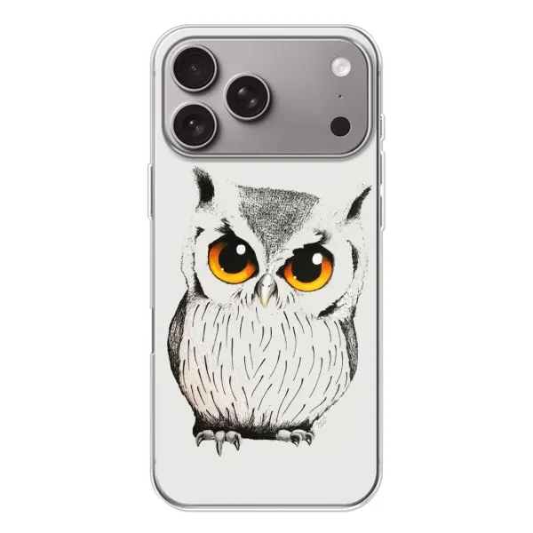 Чохол з принтом «Мила Сова» для Apple iPhone 18 Pro Max Чохол з принтом «Мила Сова» для Apple iPhone 18 Pro Max