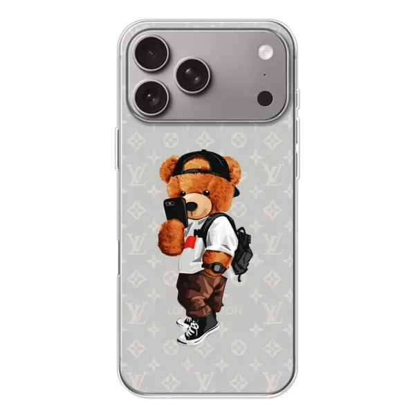 Чохол з принтом «Ведмедик Луі» для Apple iPhone 18 Pro Max