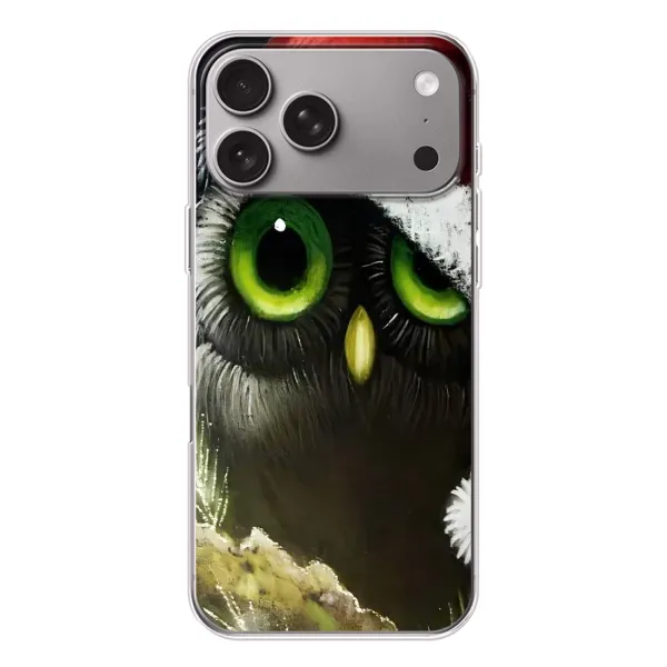 Чохол з принтом «Новорічна Сова» для Apple iPhone 18 Pro Max