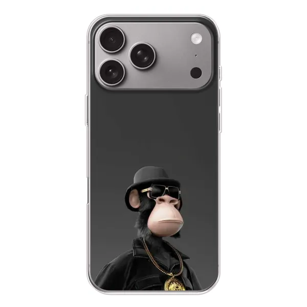 Чохол з принтом «Мавпа NFT» для Apple iPhone 18 Pro Max