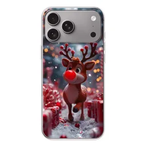 Яскравий чохол для Apple iPhone 18 Pro Max з Зимові Оленята (Олень серед подарунків)