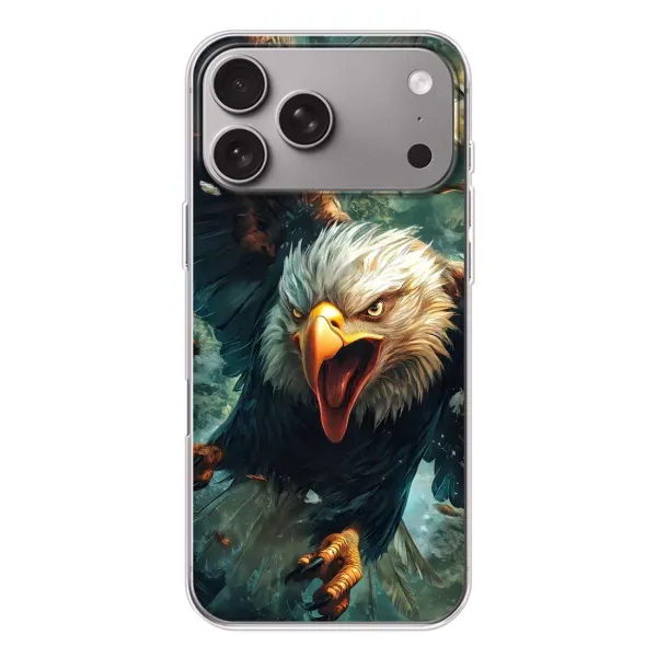 Чохол з принтом «Орел у польоті» для Apple iPhone 18 Pro Max