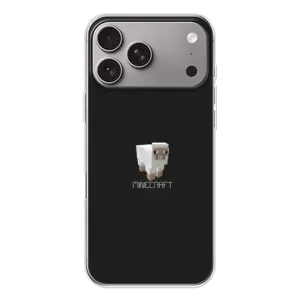 Чохол Майнкрафт на Apple iPhone 18 Pro Max (AlphaPrint) Minecraft (Овечка Майнкрафт)