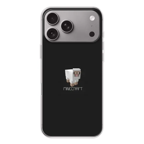 Чохол з принтом «Овечка Майнкрафт» для Apple iPhone 18 Pro Max