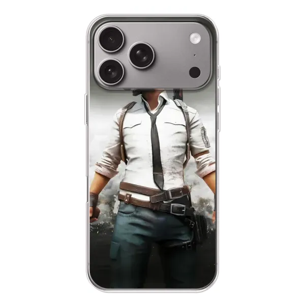 Чохол з принтом «Пабг мен» для Apple iPhone 18 Pro Max