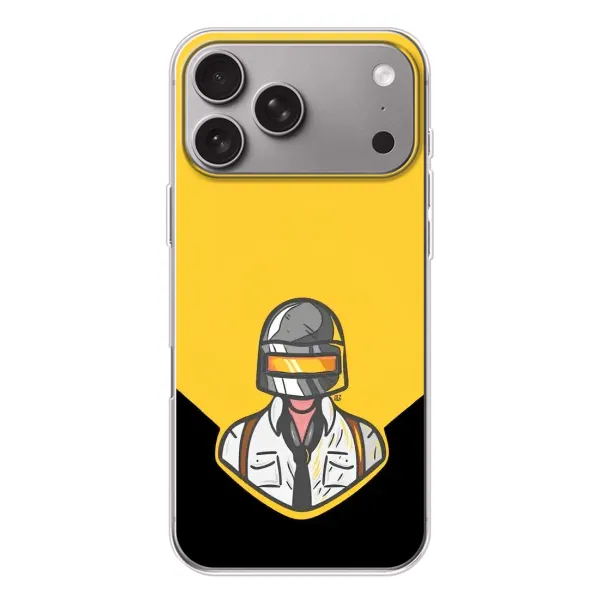 Чохол з принтом «Пабг в шоломі» для Apple iPhone 18 Pro Max