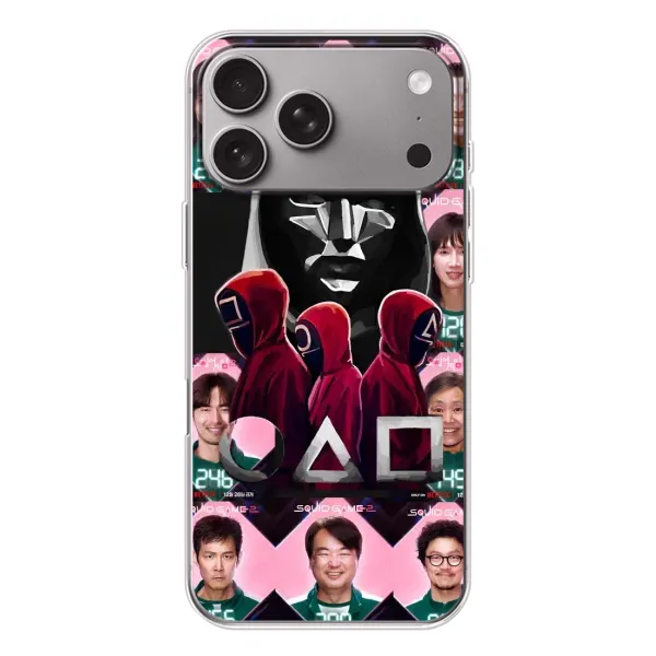 Чехол с принтом «Участники Игра кальмара» для Apple iPhone 18 Pro Max