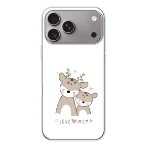 Чохли для мами на Apple iPhone 18 Pro Max (Оленята мама і малюк)