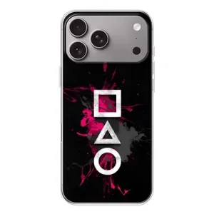 Чохол Гра в кальмара для Apple iPhone 18 Pro Max (Символи Гра кальмара)