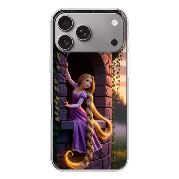 Чохол з принтом «Рапунцель на вежі» для Apple iPhone 18 Pro Max
