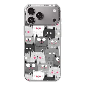 Чохли з Котиками для Apple iPhone 18 Pro Max (VPrint) (Мальовані котики)