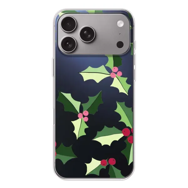 Чохол з принтом «Різдвяний фон» для Apple iPhone 18 Pro Max