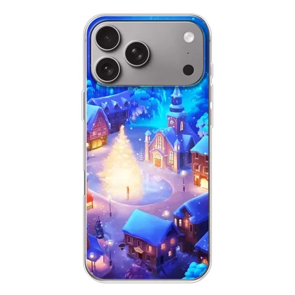 Чехол с принтом «Рождественский город» для Apple iPhone 18 Pro Max Чехол с принтом «Рождественский город» для Apple iPhone 18 Pro Max