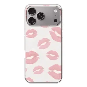 Чохол з розовим принтом для Apple iPhone 18 Pro Max (Рожеві губи)