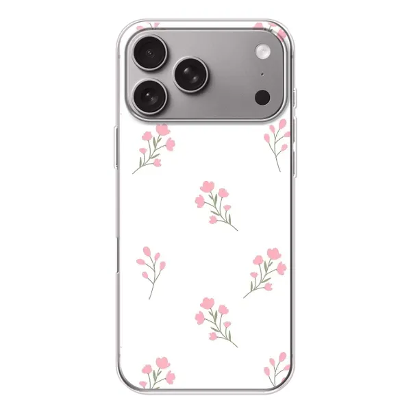 Чохол з принтом «Рожеві квіти» для Apple iPhone 18 Pro Max Чохол з принтом «Рожеві квіти» для Apple iPhone 18 Pro Max