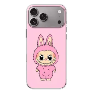 Чохол з Лабубу на Apple iPhone 18 Pro Max (Рожевий Лабубу)