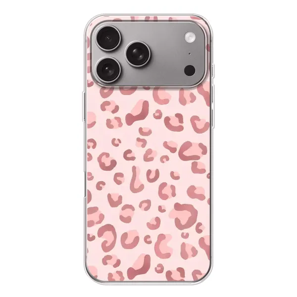Чохол з принтом «Рожевий леопард» для Apple iPhone 18 Pro Max Чохол з принтом «Рожевий леопард» для Apple iPhone 18 Pro Max