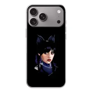 Чохли Венсдей на Apple iPhone 18 Pro Max Уенсдей (AlphaPrint) (серйозна Венздей)