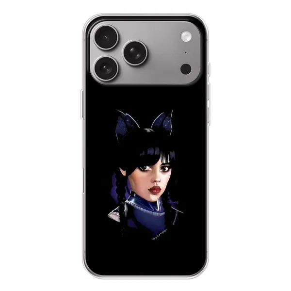 Чохол з принтом «серйозна Венздей» для Apple iPhone 18 Pro Max
