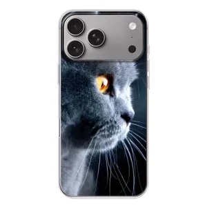 Чохли з Котиками для Apple iPhone 18 Pro Max (VPrint) (Сірий Кіт)