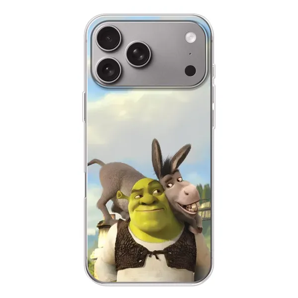 Чохол з принтом «Шрек та Осел» для Apple iPhone 18 Pro Max